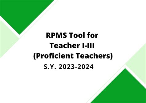 rpms tool 2023 to 2024